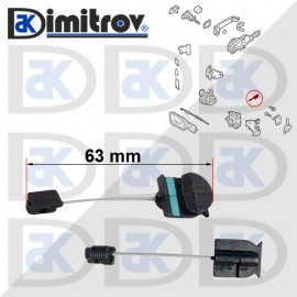 Жило външна дръжка предна врата VW Bora Clasico Fox Golf Jetta Lupo Phaeton Polo Vento Skoda Fabia Octavia Жило външна дръжка предна врата VW Bora Clasico Fox Golf Jetta Lupo Phaeton Polo Vento Skoda Fabia Octavia